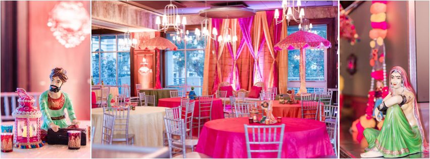 Colorful Indian Rehearsal Dinner